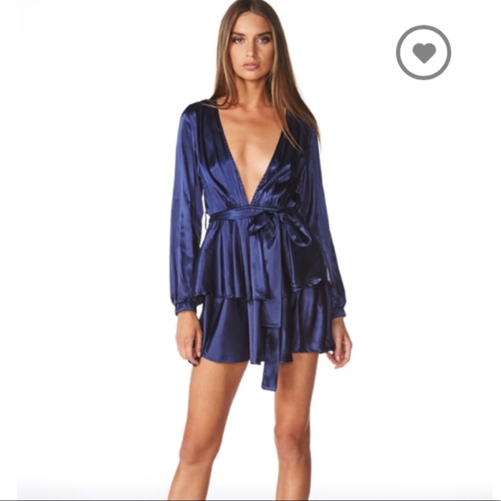 Lioness Chamboard Tiered dress